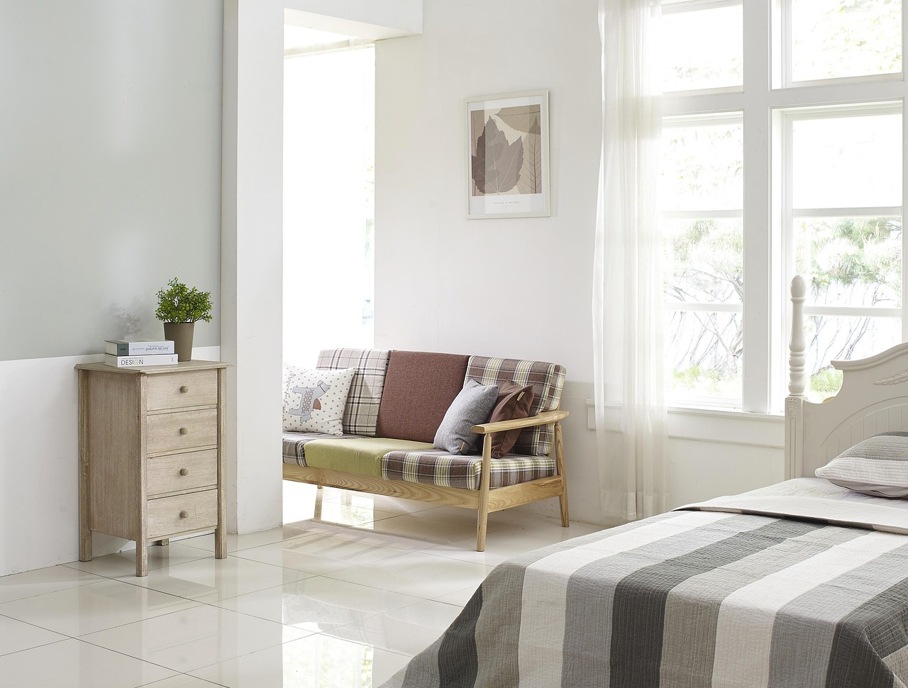Zacht wit beddengoed met romantische details Zacht wit beddengoed met romantische details